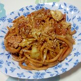 回鍋肉風焼きうどん＋＋